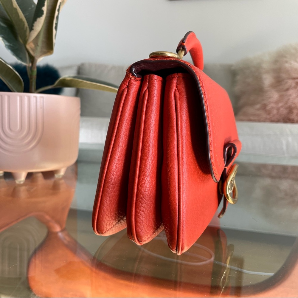Coach Riley Top Handle 22 in Mango - Picture 6 of 15